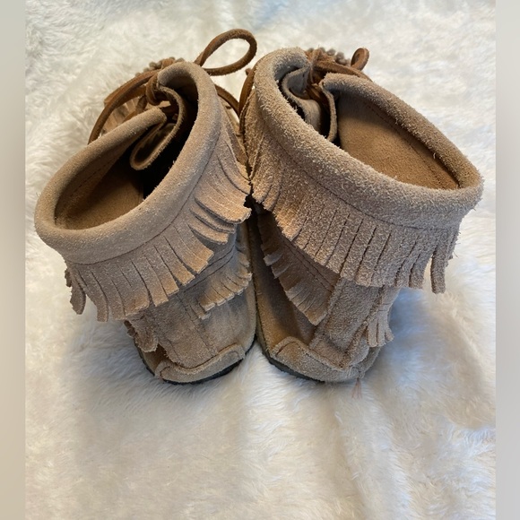 Suede moccasins - women’s size 9 - Picture 2 of 5